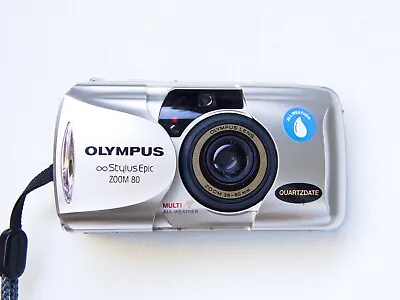 Olympus Stylus  Epic Zoom 80 MJU II 35mm Point & Shoot Camera  - Tested • $199.99
