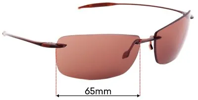 SFx Replacement Sunglass Lenses Fits Maui Jim MJ423 Lighthouse - 65mm Wide • $43.99