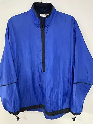 1990s MTA Pro Jacket Women’s Size Medium Blue Windbreaker • $9.95