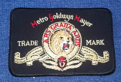 NOS Original 80s Vintage MGM Movie Studio 4.5  Patch Metro Goldwyn Mayer Lion • $14.99