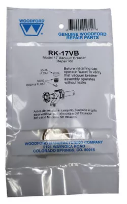 $8.99 • Buy Woodford RK-17VB Vacuum Breaker Float Kit - Fits Model No. 17