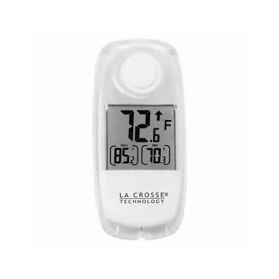 La Crosse Technology 306-318 Digital Solar Window Thermometer One Size White • $15.99