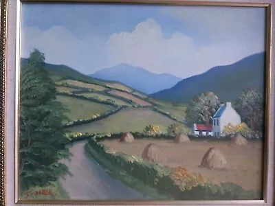 Irish Art Original Oil Painting On Canvas  Cottage In The Mournes By JJ O'NEILL • £150