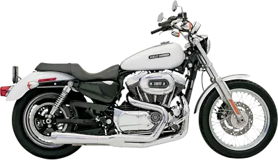 Road Rage 2-1 Short Upswept Megaphone Exhaust Harley Sportster XL 883/1200 86-03 • $969.95