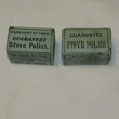 Carburet Of Iron - Stove Polish - Vintage - 2 Cubes • $10