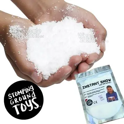 Instant Christmas Snow Bags Craft Decoration Magic Artificial Fake Powder Water • £4.95