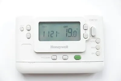 Honeywell CM721 Wireless Programmable Room Thermostat CMS721E1019 MISSING COVER • £57.99