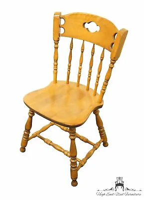 S. BENT BROTHERS Solid Hard Rock Maple Colonial Style Dining Side Chair • $169.99