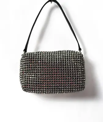 $600 • Buy Authentic Alexander Wang “Heiress Pouch” In Rhinestone Pouch. 