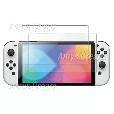 Up To 2X For Nintendo Switch OLED  2021 Lite Tempered Glass Screen Protector  ME • $4.58