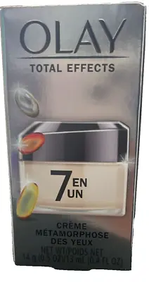 Olay Total Effects 7-In-One Anti-Aging Transforming Eye Cream - 0.5 Ounces • $15.99