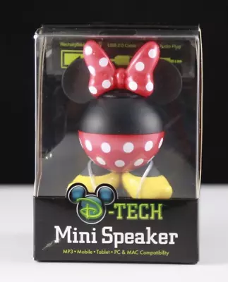 New Disney Parks D-Tech Mini Speaker Minnie Mouse • $12.95