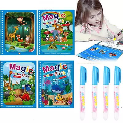 Kids Painting Book Painting With Water Aqua Doodle Pen Magic Book Water Painting Book • £5.20