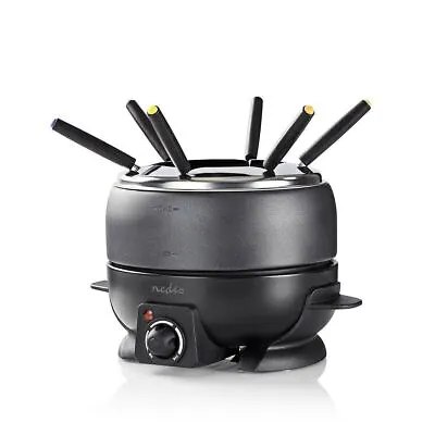 £26.92 • Buy 2.3L Electric Non Stick Fondue Set & 6 Forks Cheese Chocolate Melter Melting Pot