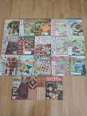 Lot Of 18 McCall's Quilting Magazines (Lot 2) • $14.99