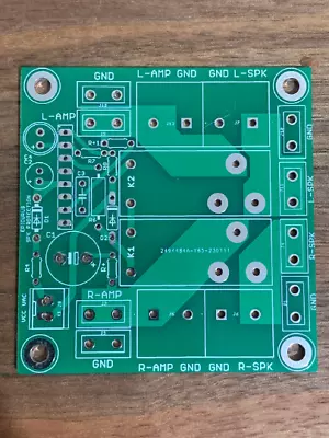 Upc1237 Speaker Protection Board Stereo Bare PCB • $7.50