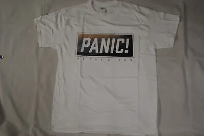 Panic At The Disco Panic! Logo T Shirt New Official Band Group Rare • £9.99