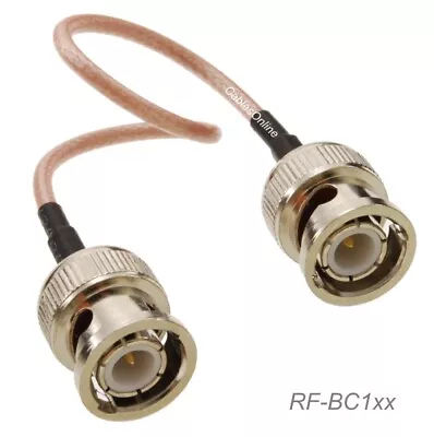 BNC Male To BNC Male 50-Ohm RG316 Coax Low Loss RF Cable • $9.95