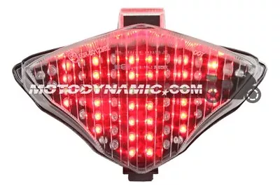 Fit 04 05 06 Yamaha YZF R1 YZFR1 CLEAR SEQUENTIAL Signal LED Tail Light Y-R14-C • $91.95