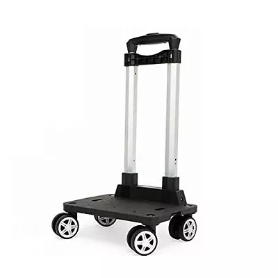 Backpack Trolley - 4 Wheers Folding Compact Lightweight Luggage Cart Travel ... • $53.90