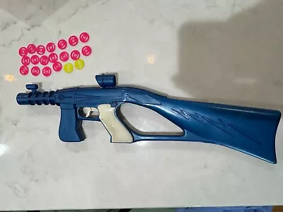 Vintage 60’s Rayline Disc Shooter Star Trek Toy Rifle Gun Blue / White • $124.95