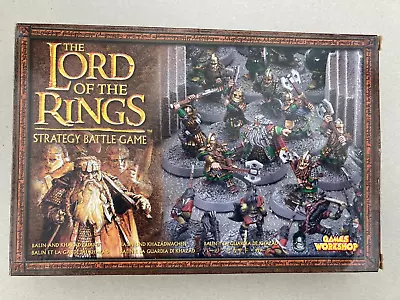 24 Balin And Khazad Guard LOTR Strategy Battle Game Games Workshop Boxed METAL • £55