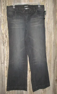 Venezia Stretch Trouser Black Denim Womens Jeans Plus Sz 4 Average Msre 38x31.5 • $17.93