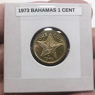 Bahamas 1 Cent 1973 - Starfish - WORLD COIN AUNC • $2