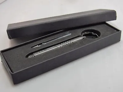 High Quality Mini  Gray Tactical Pen With Key Ring And Window Smasher • $24.29