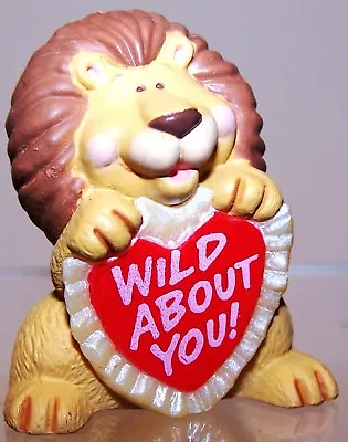 1992 NEW Hallmark Valentine Merry Miniature “WILD ABOUT YOU” LION Mint QSM9719 • $11.86