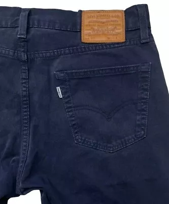 LEVIS 511 Premium Chino Trousers Men Stretch Jeans W34 L30 • £26