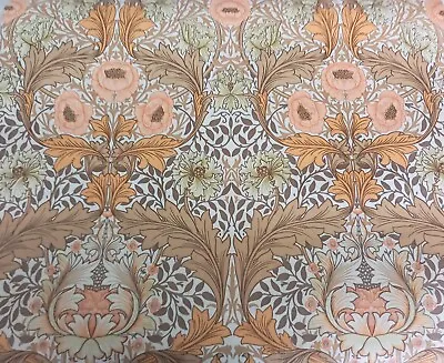 £44.99 • Buy Opened Roll Of Vintage 60s 70s William Morris Sanderson Wallpaper Floral Orange