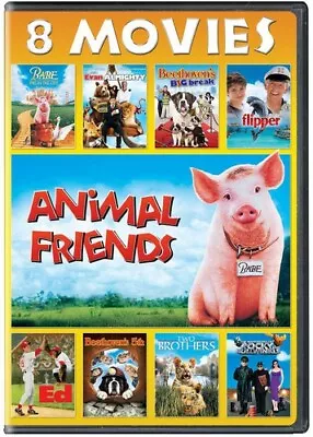 Animal Friends 8-Movie Collection [DVD] Babe Pig In The City Evan Almighty NEW • $5.94