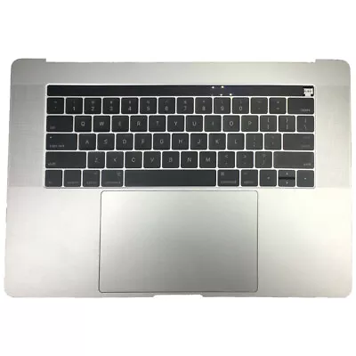 For MacBook A1707 2016 Palmrest Cover Keyboard With Touchpad/Battery Silver • $155