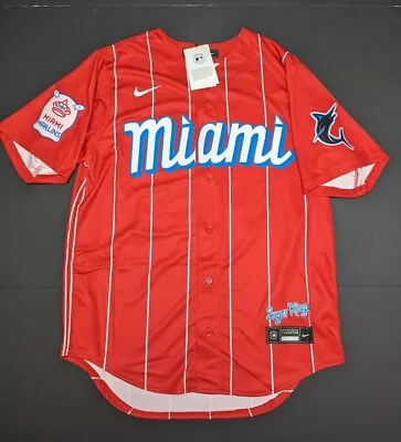 Size XL Miami Marlins Nike City Connect Team Jersey MLB Sugar Kings 15 Anderson • $69.98