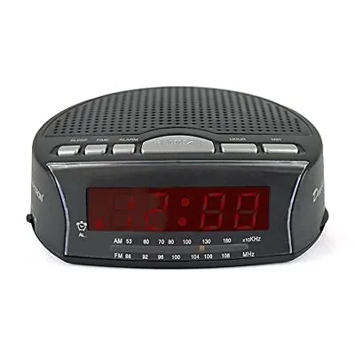 Alarm Clock Radio Snooze Function Sleep Timer & Volume Control - Mains Operated • £14.57