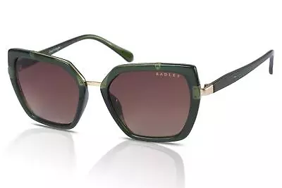 Radley Adie Sunglasses Women's RDS-6503 109 Palm Leaf Khaki Gold/Brown Gradient • £64.99