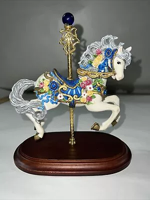 £48.35 • Buy Hamilton Collection Sapphire Jumper Jeweled Carousel Collection Griffin 1995 LNC