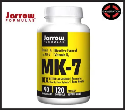 Jarrow Formulas Vitamin K2 Mk-7 90mcg - 120 Softgels • £35.83