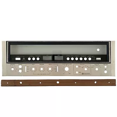 $90 • Buy VTG 1976 Sansui 9090DB Original OEM Faceplate W/ Wood Trim Face Plate
