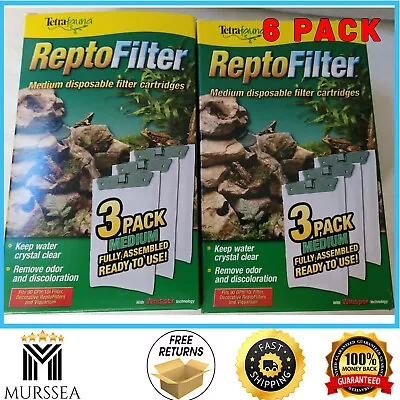 Tetra ReptoFilter Filter Cartridges With Whisper Technology  Medium  6-Pack • $18.21
