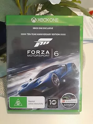 Forza Motorsport 6 - 10 Year Anniversary Edition - Microsoft Xbox One • $32