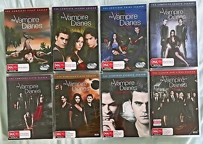 The Vampire Diaries: Complete Series Dvd Collection  (season 1 2 3 4 5 6 7 8) • $59.95