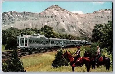 $5.95 • Buy Postcard Denver Zephyr Train Burlington Route Chicago Denver Colorado Springs
