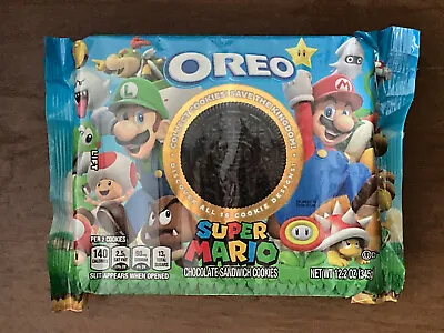 Nabisco Oreos Limited Edition Super Mario Chocolate Sandwich Cookies 12.2oz Pack • $7.99