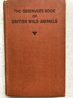 £2 • Buy Vintage Observers Book Of British Wild Animals 