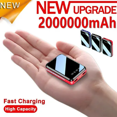 $26.99 • Buy 2000000mAh Power Bank Portable Fast LED Charger Battery 2USB For Mobile Phone