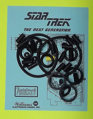 1993 Williams Star Trek The Next Generation Pinball Machine Rubber Ring Kit • $28.89