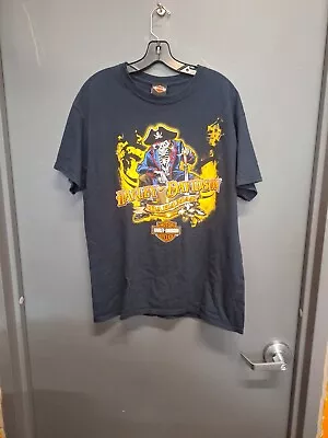 Vintage Harley Davidson Bahamas Pirate T Shirt Sz Large • $20