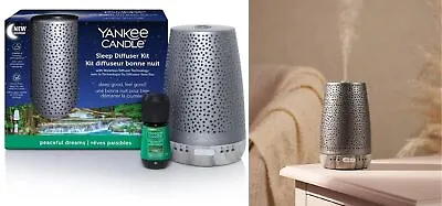 Yankee Candle Oil Diffuser Calming Aroma Mist Sleep Stress Refill Starter Kit • £6.99